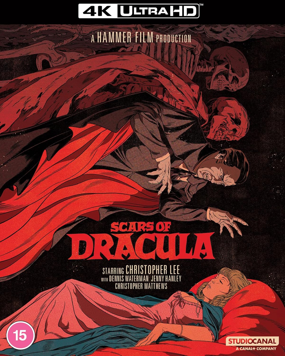 Scars of Dracula (4K UHD, StudioCanal Standard Edition, Region Free) w/SLIP