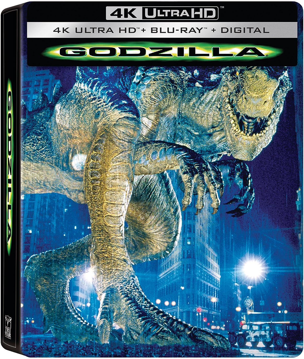 Godzilla (1998, 4K UHD Anniversary Steelbook) – Orbit DVD