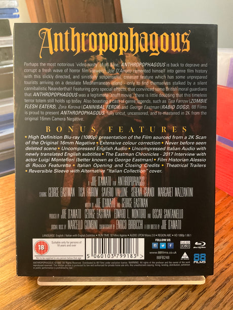 Anthropophagous (Region Free) w/SLIP USED