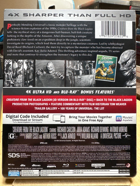 The Creature from the Black Lagoon (4K UHD, Steelbook)