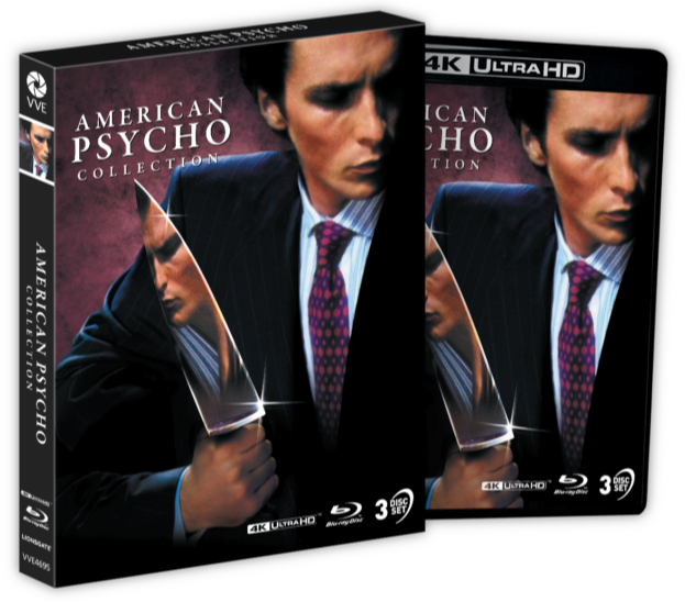 American Psycho Collection (4K UHD/Blu-Ray, Region Free) w/SLIP