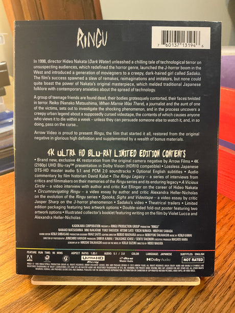 Ringu (4K UHD, Limited Edition) w/SLIP USED
