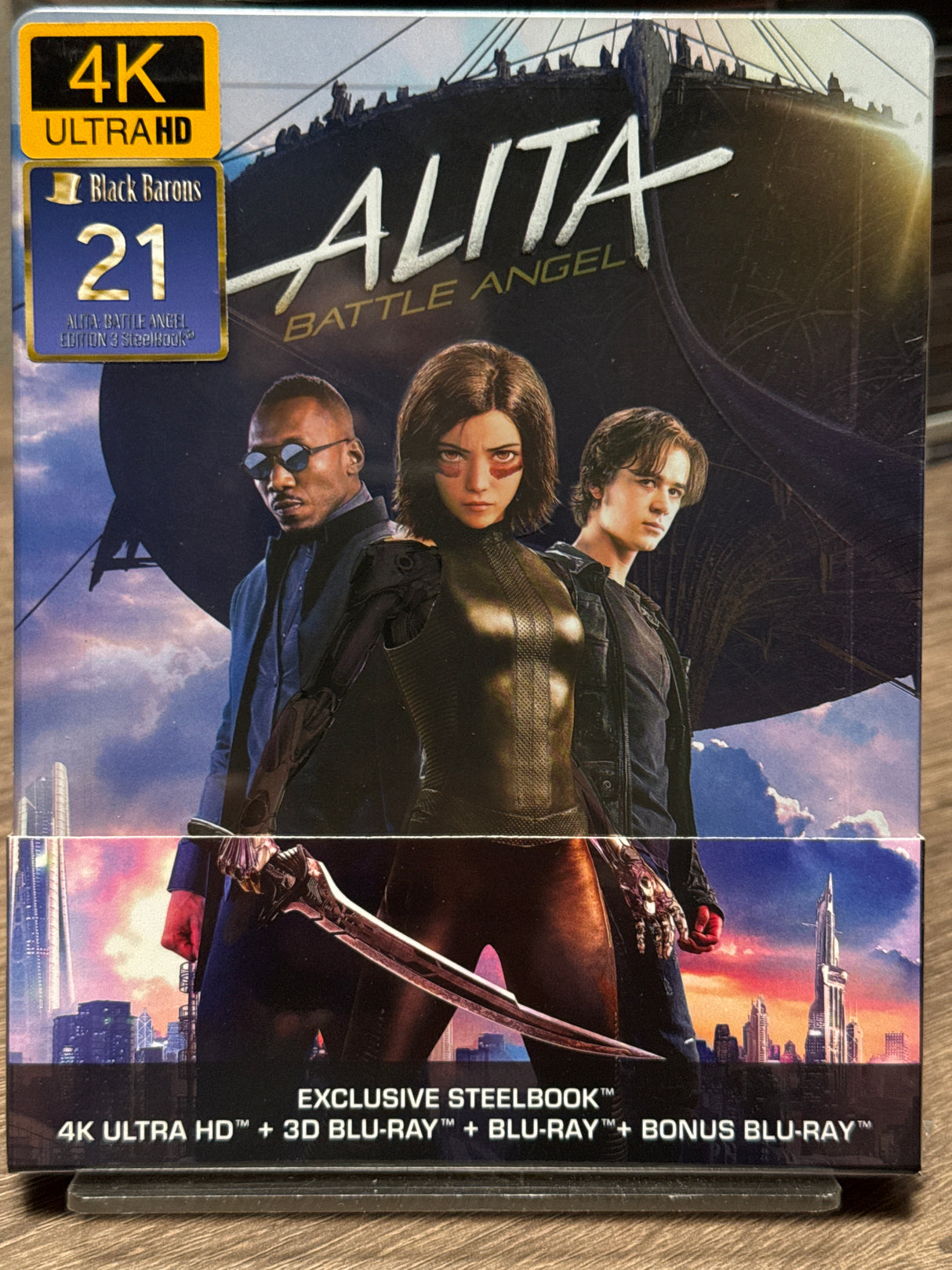 Alita: Battle Angel (4K UHD/3D Blu-Ray, Steelbook, Region Free/B)