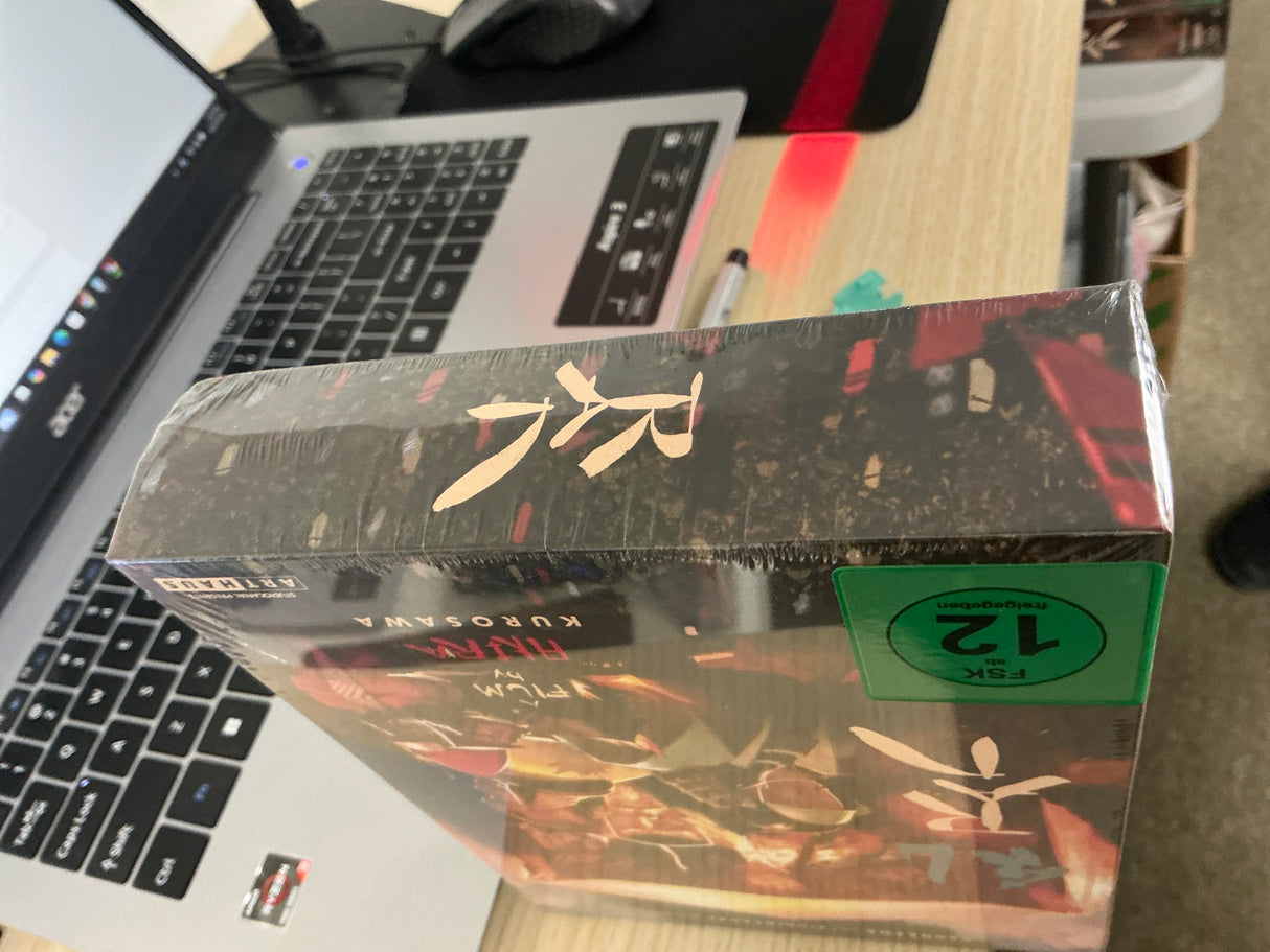 Ran (4K UHD, German Limited Collector's Edition, Region Free/B, English Subs, Removable German Rating Sticker) DAMAGED