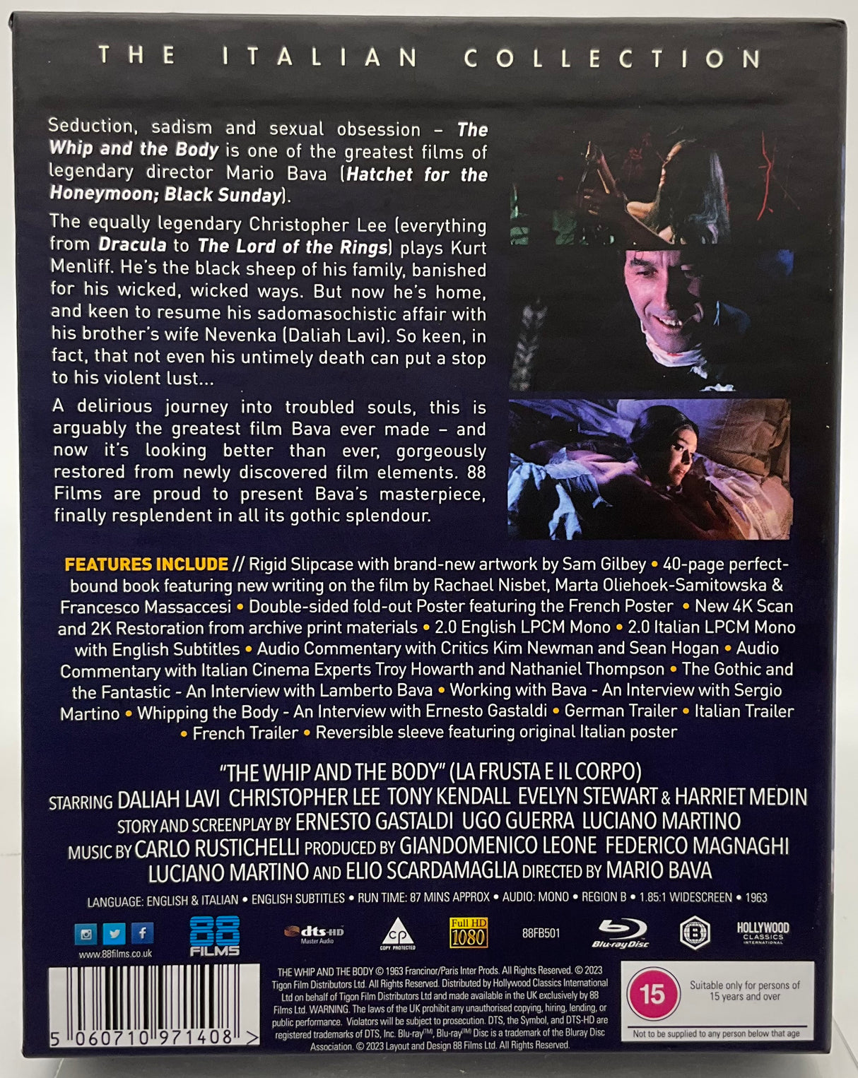 The Whip and the Body (Limited Edition w/Book + Poster + Rigid Slip, Region B) USED