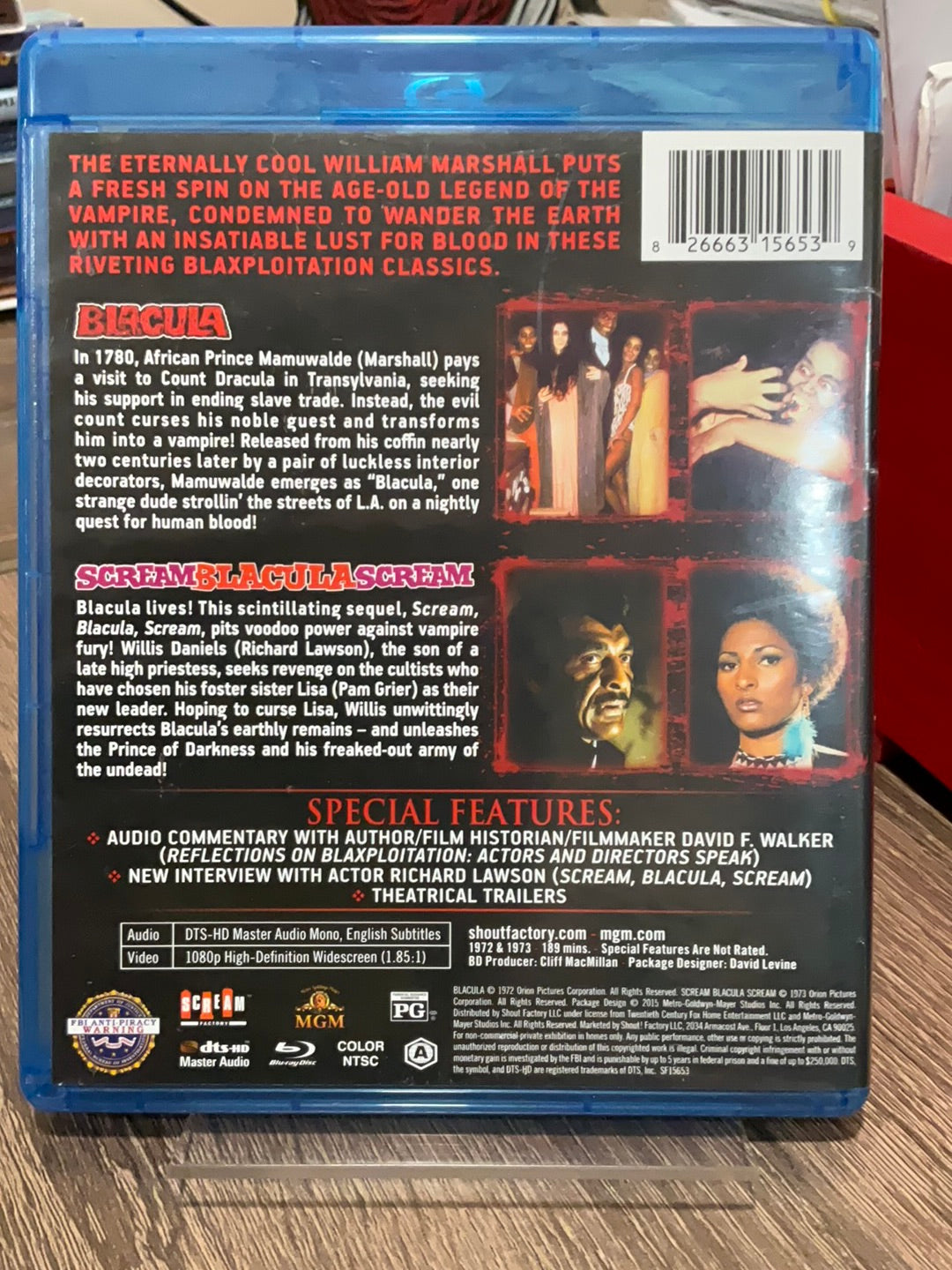 Blacula / Scream Blacula Scream USED