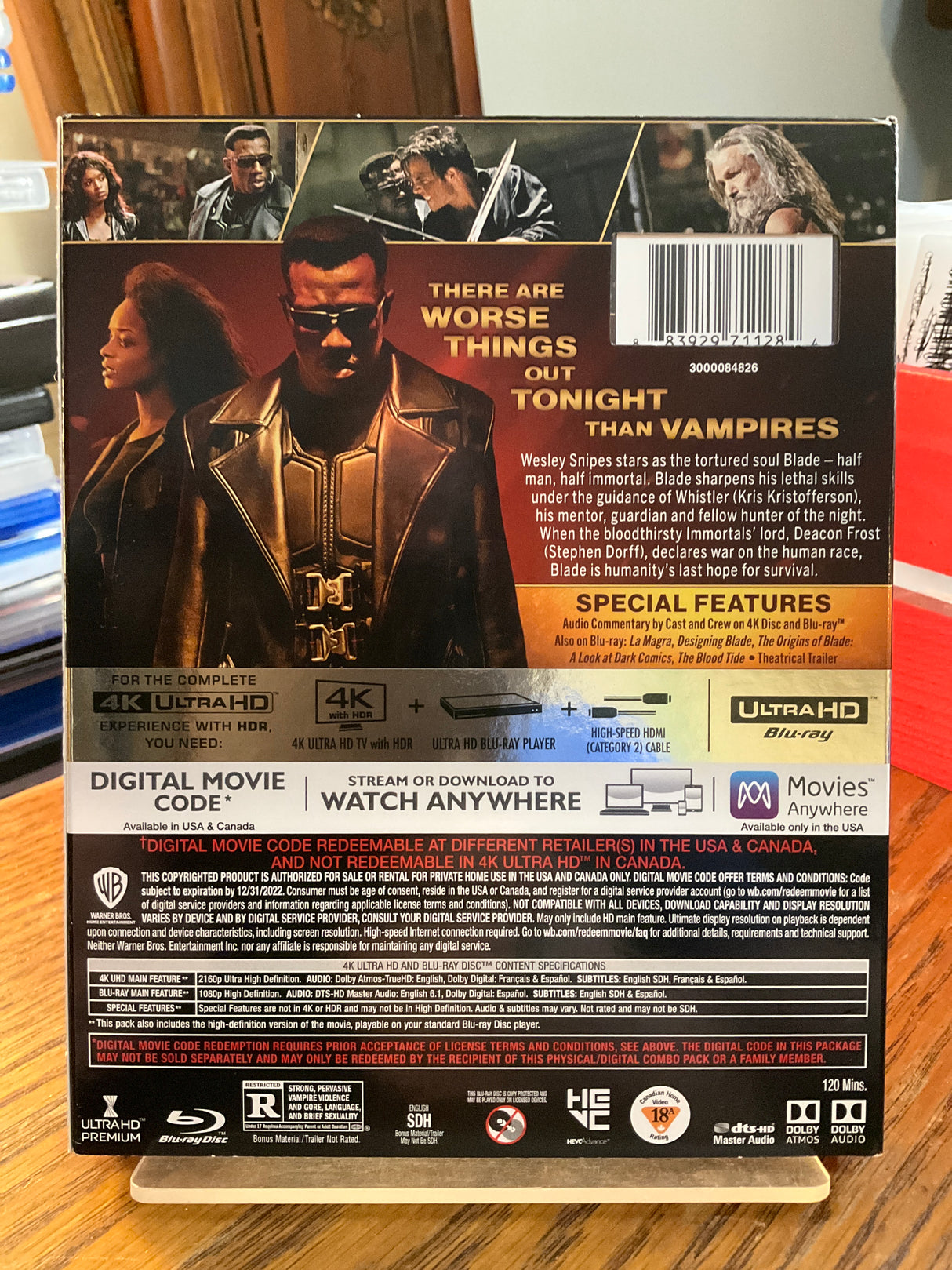 Blade (4K UHD) w/SLIP USED