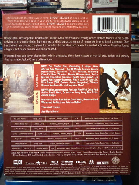 The Jackie Chan Collection: Volume 1 (1976 - 1982) w/SLIPCASE USED