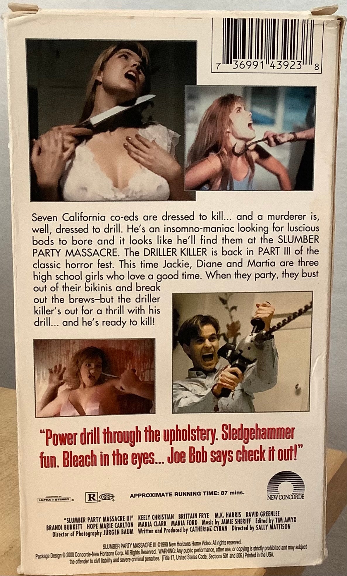 Slumber Party Massacre III VHS