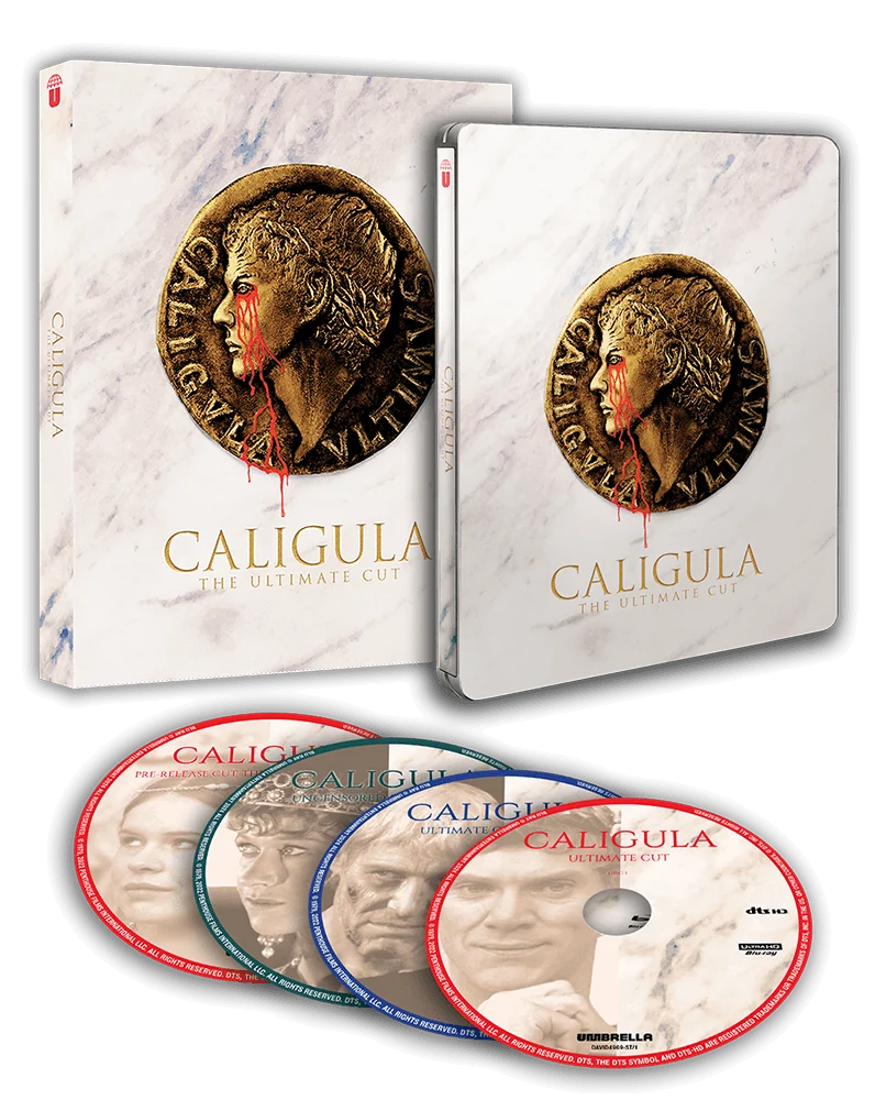 Caligula: The Ultimate Cut (4K UHD, Umbrella LE Steelbook, Region Free)