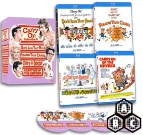 Carry On... Film Collection 4 (Region Free) DAMAGED