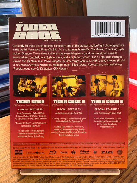 The Tiger Cage Collection (Shout Factory) w/SLIPCASE USED