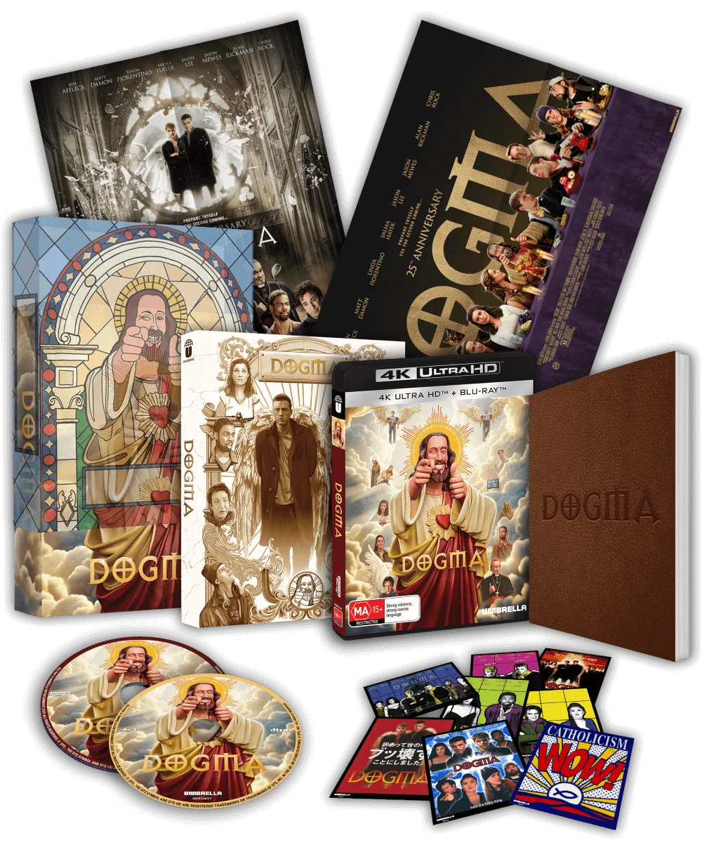Dogma (4K UHD, Umbrella, Collector's Edition, Region Free)