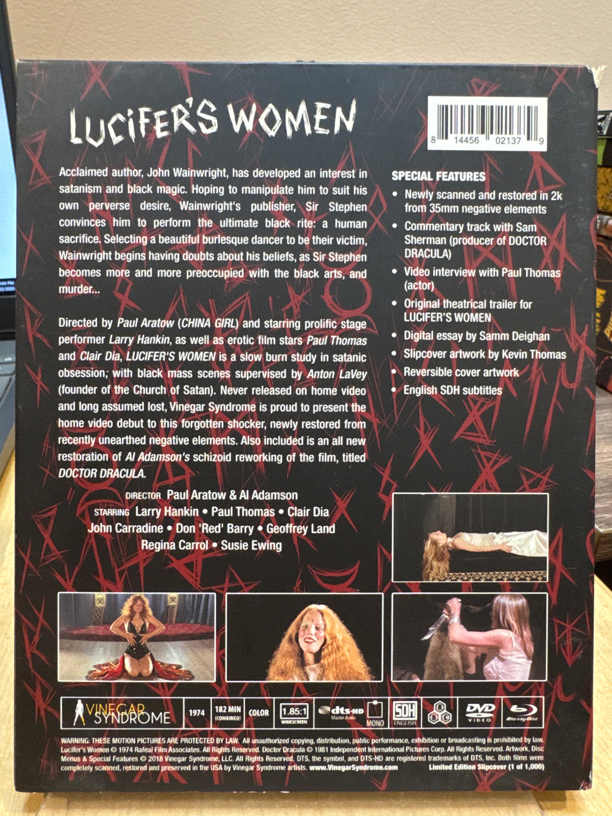 Lucifer's Women / Doctor Dracula w/SLIP USED