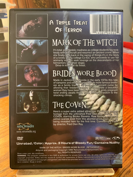 Mark of the Witch/Brides Wore Blood (DVD) USED
