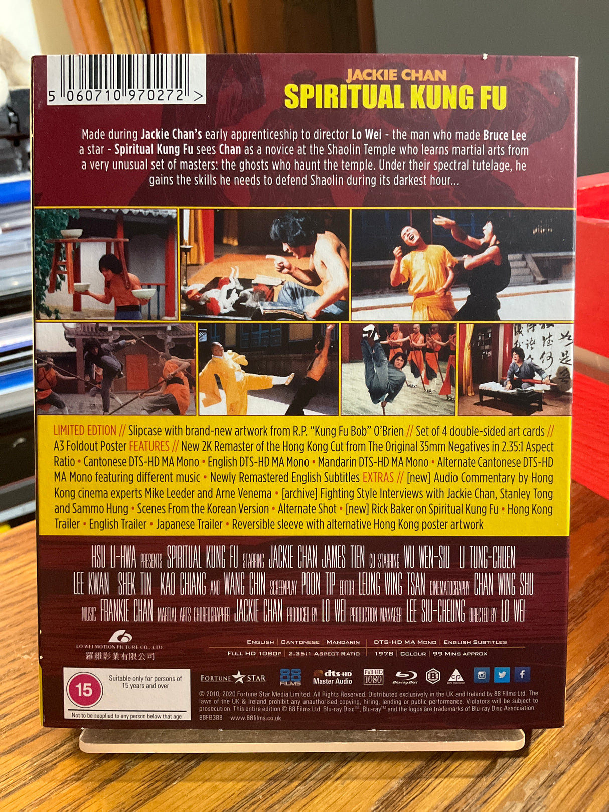 Spiritual Kung Fu (Region B) w/SLIP USED