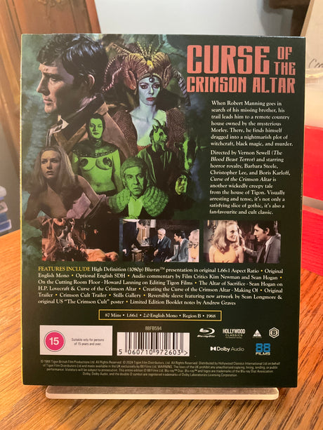 Curse of the Crimson Altar (Region B) w/SLIP AND BOOKLET USED