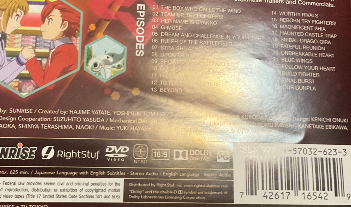 Gundam Build Fighters: Try - Complete Collection (DVD) USED