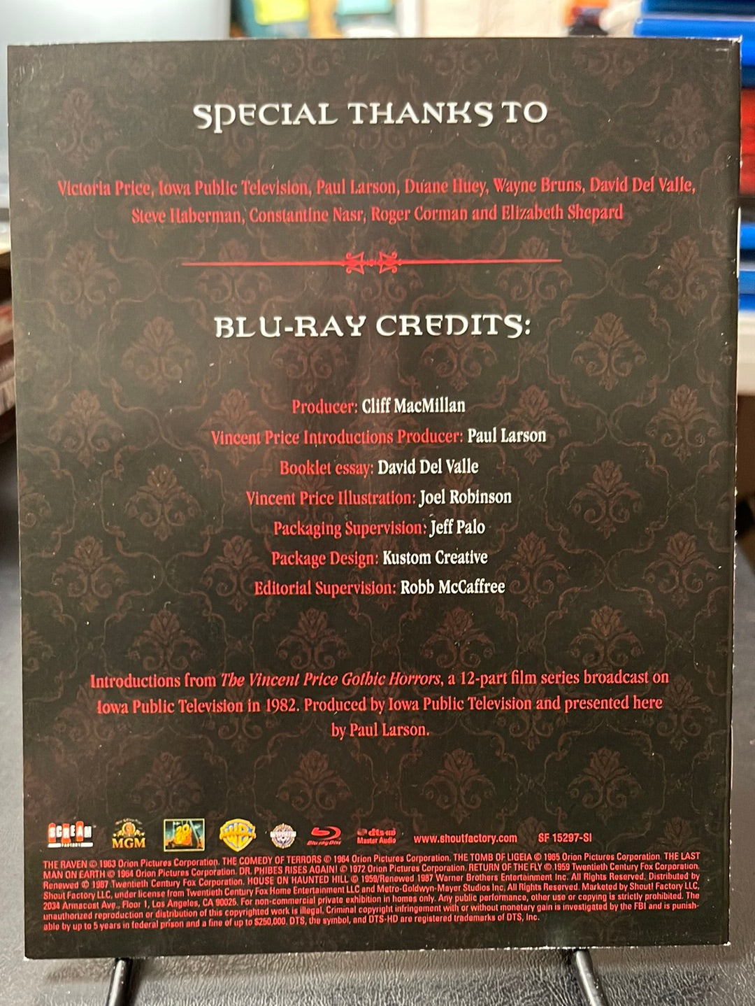 Vincent Price Collection II w/SLIPCASE USED