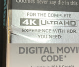 The Goonies 4K UHD w/SLIP USED