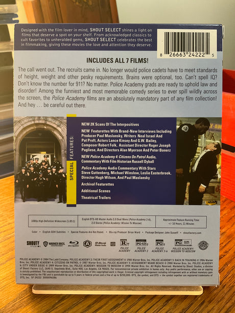 The Police Academy Collection w/SLIPCASE USED