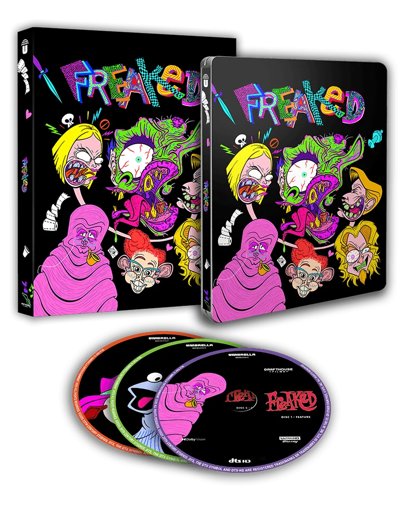 Freaked (4K UHD, Umbrella LE Steelbook, Region Free)