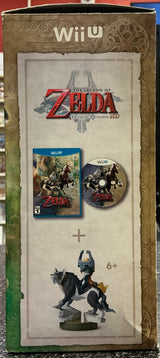 Zelda Twilight Princess HD [Amiibo Bundle] Wii U PARTIALLY SEALED