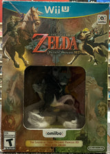 Zelda Twilight Princess HD [Amiibo Bundle] Wii U PARTIALLY SEALED