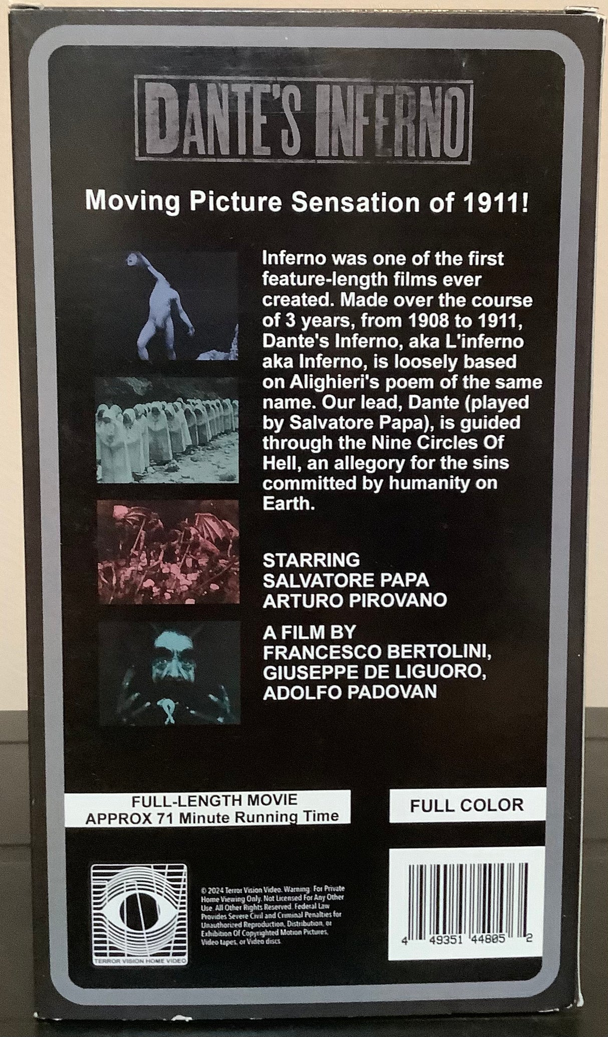 Dante's Inferno (Terrorvision) VHS