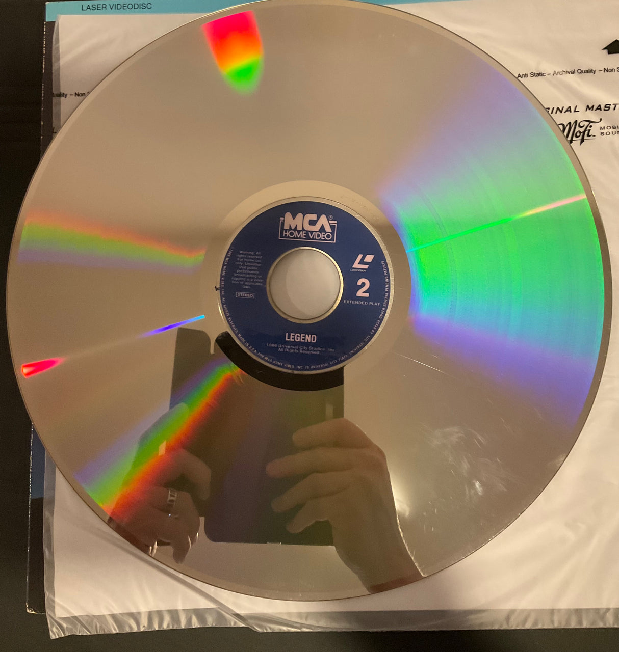 Legend Laserdisc