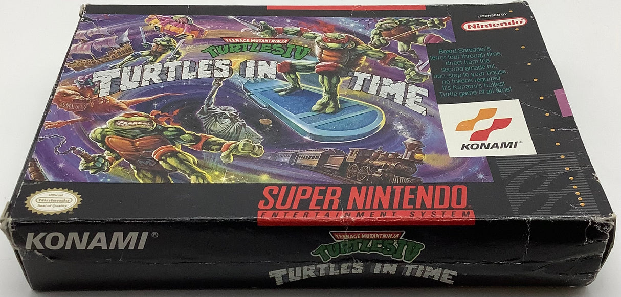 Teenage Mutant Ninja Turtles IV Turtles In Time [NO MANUAL] Super Nintendo USED