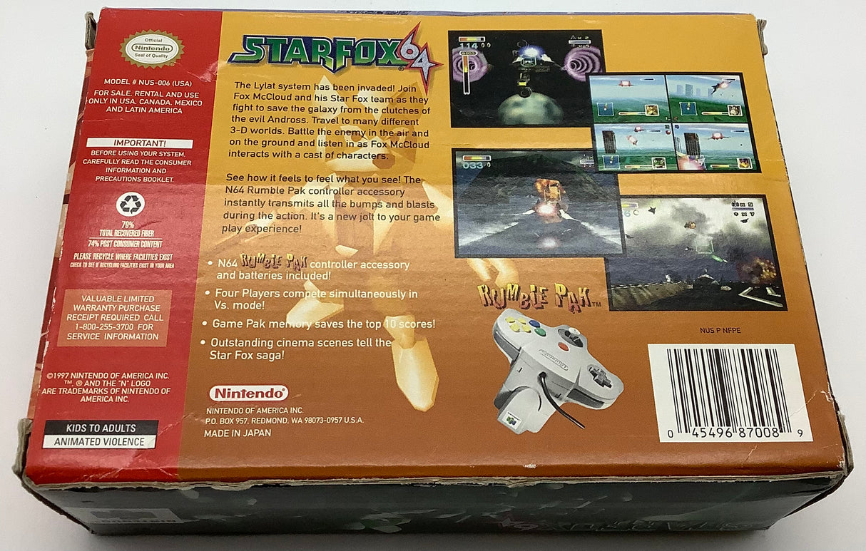 Star Fox 64 Nintendo 64 USED