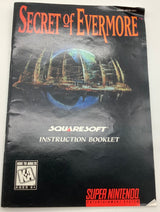 Secret of Evermore Super Nintendo USED