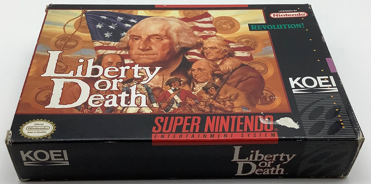 Liberty or Death Super Nintendo USED