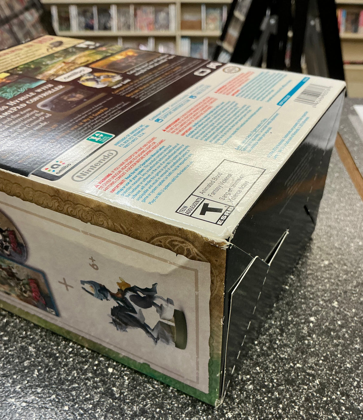 Zelda Twilight Princess HD [Amiibo Bundle] Wii U PARTIALLY SEALED