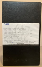 Nick Cave & The Bad Seeds 2001 Promotional Tape VHS