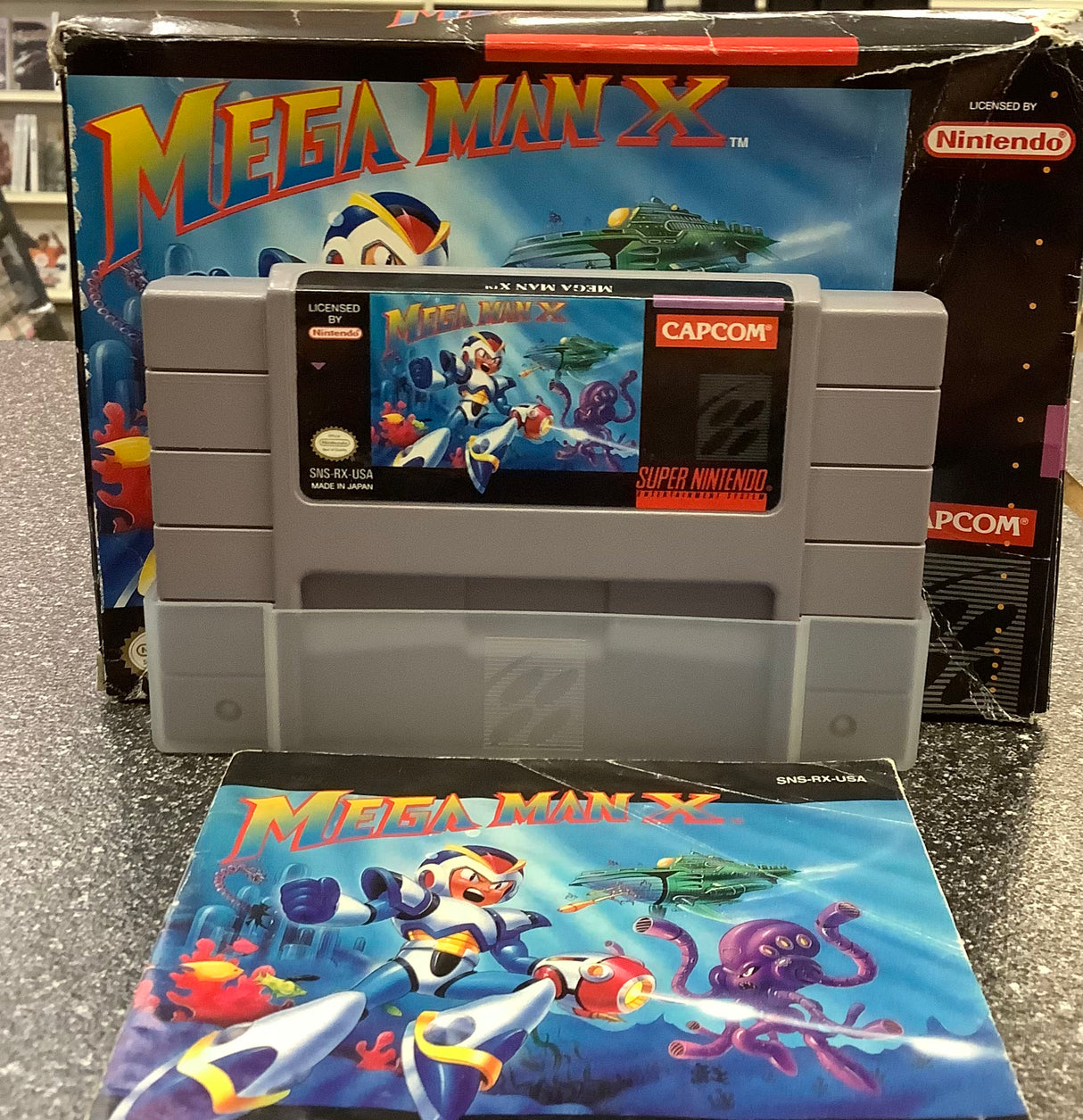 Mega Man X Super Nintendo USED