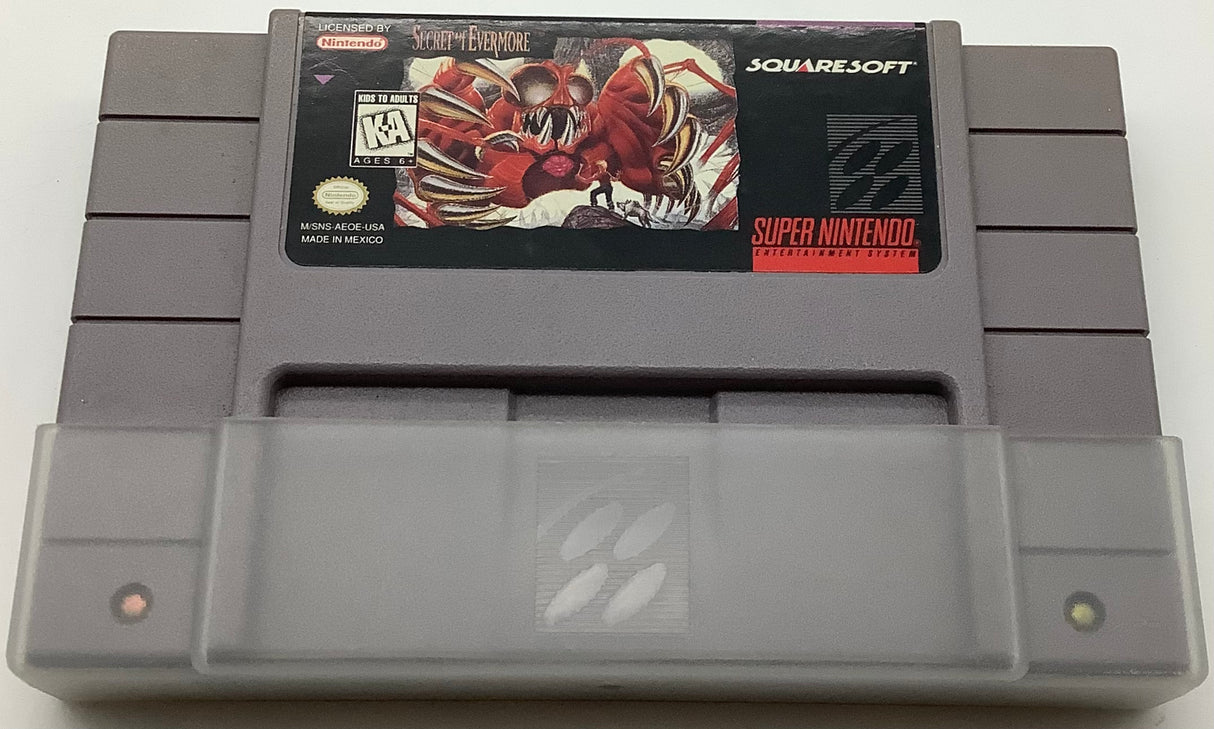 Secret of Evermore Super Nintendo USED