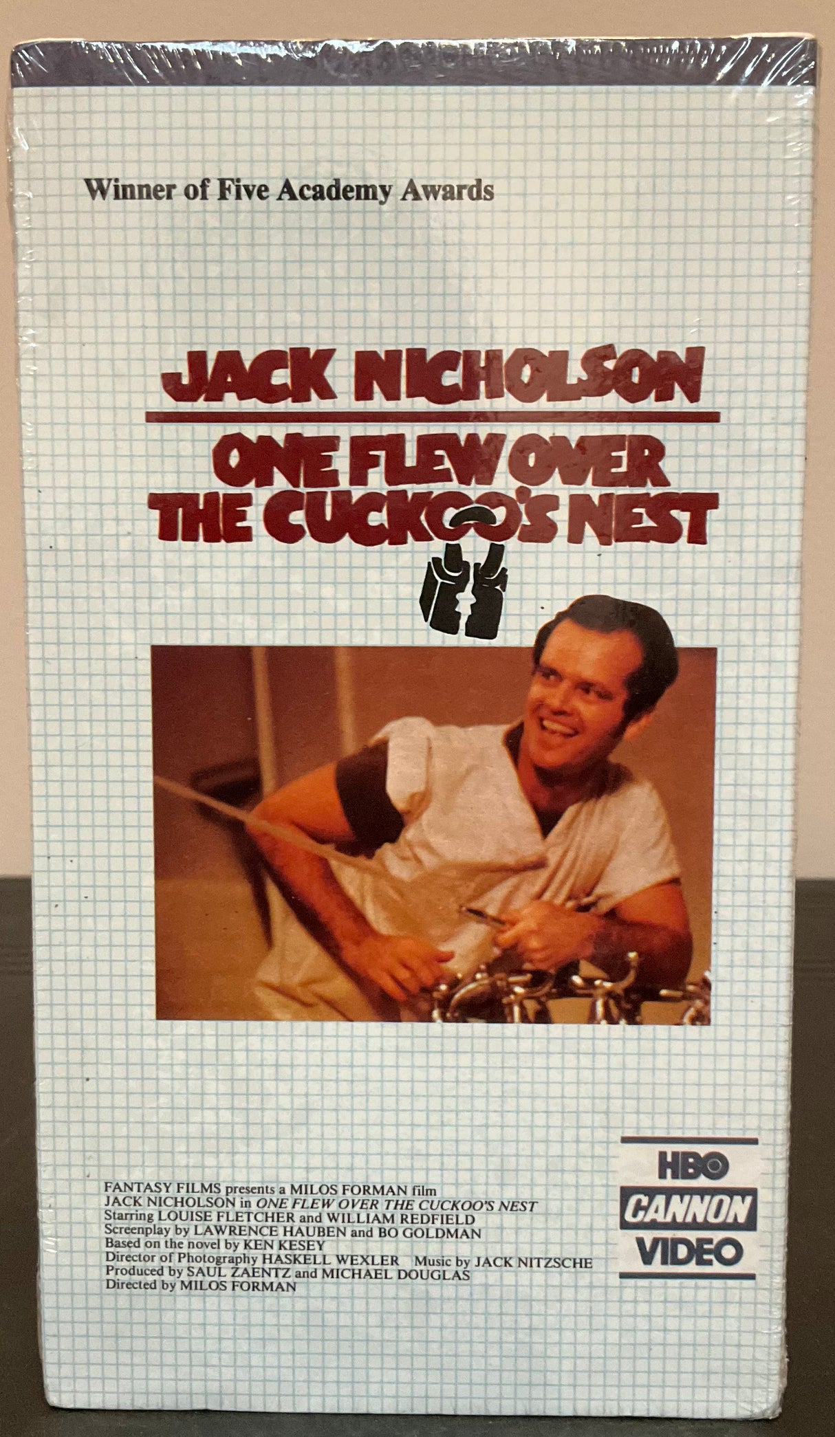 One Flew Over The Cuckoo's Nest (HBO/Cannon) VHS SEALED