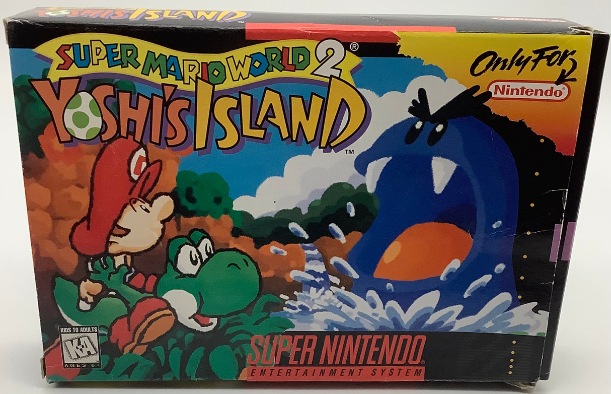 Super Mario World 2 Yoshi's Island Super Nintendo USED