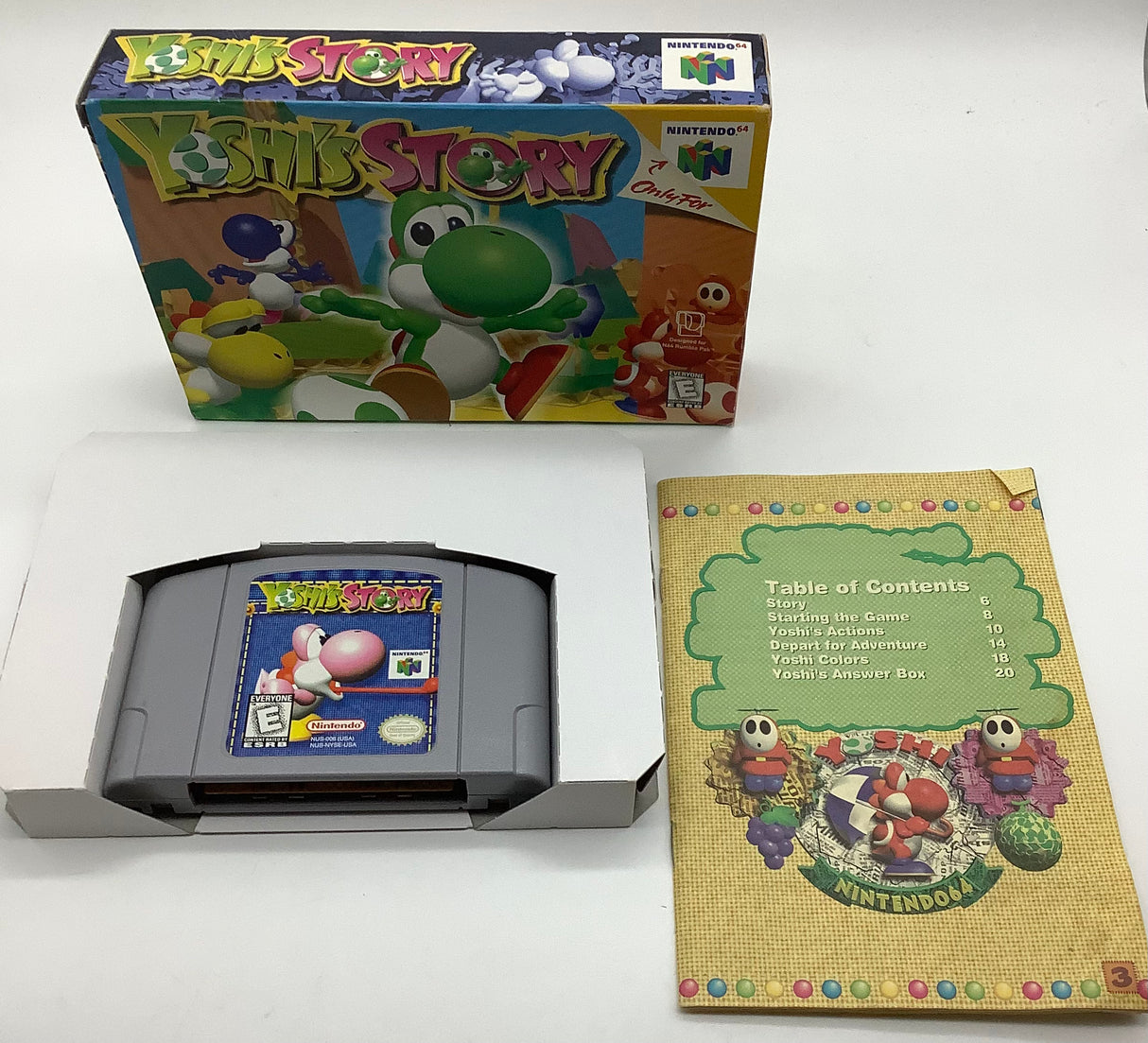 Yoshi's Story Nintendo 64 USED *SEE NOTE