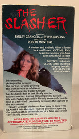 The Slasher AKA So Sweet, So Dead VHS