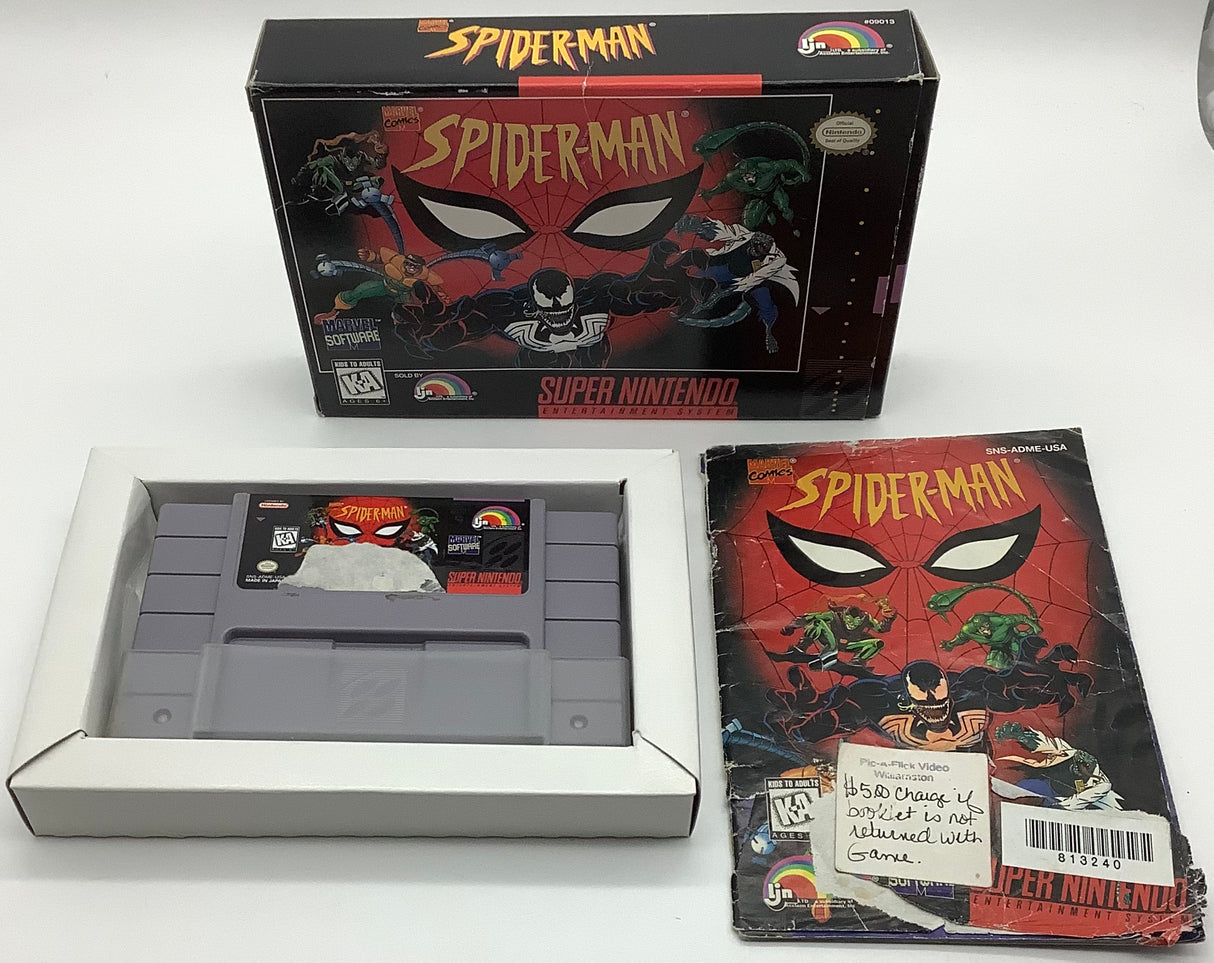 Spiderman Super Nintendo USED
