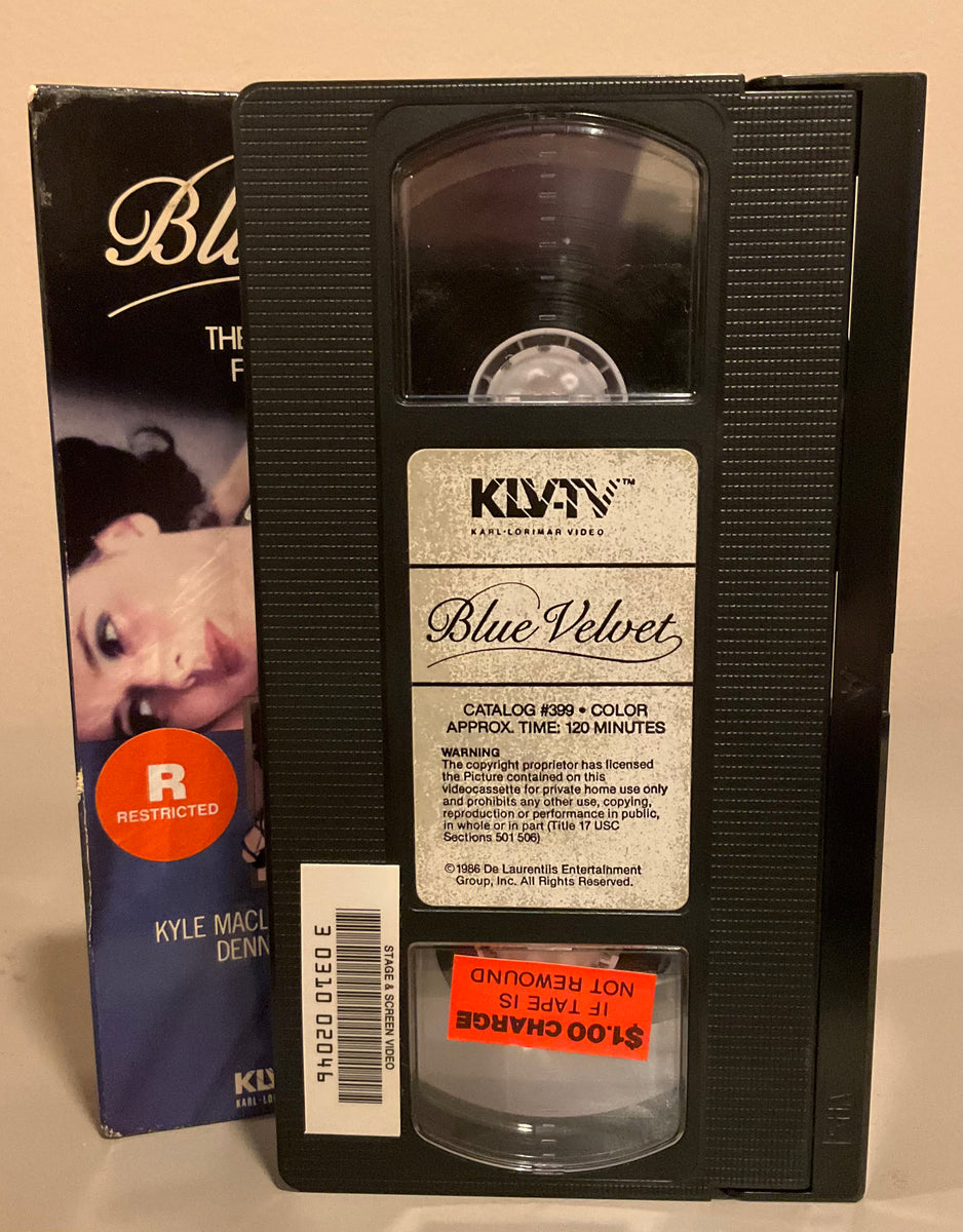 Blue Velvet VHS COPY B Orbit DVD