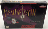Final Fantasy III Super Nintendo USED *SEE NOTES*