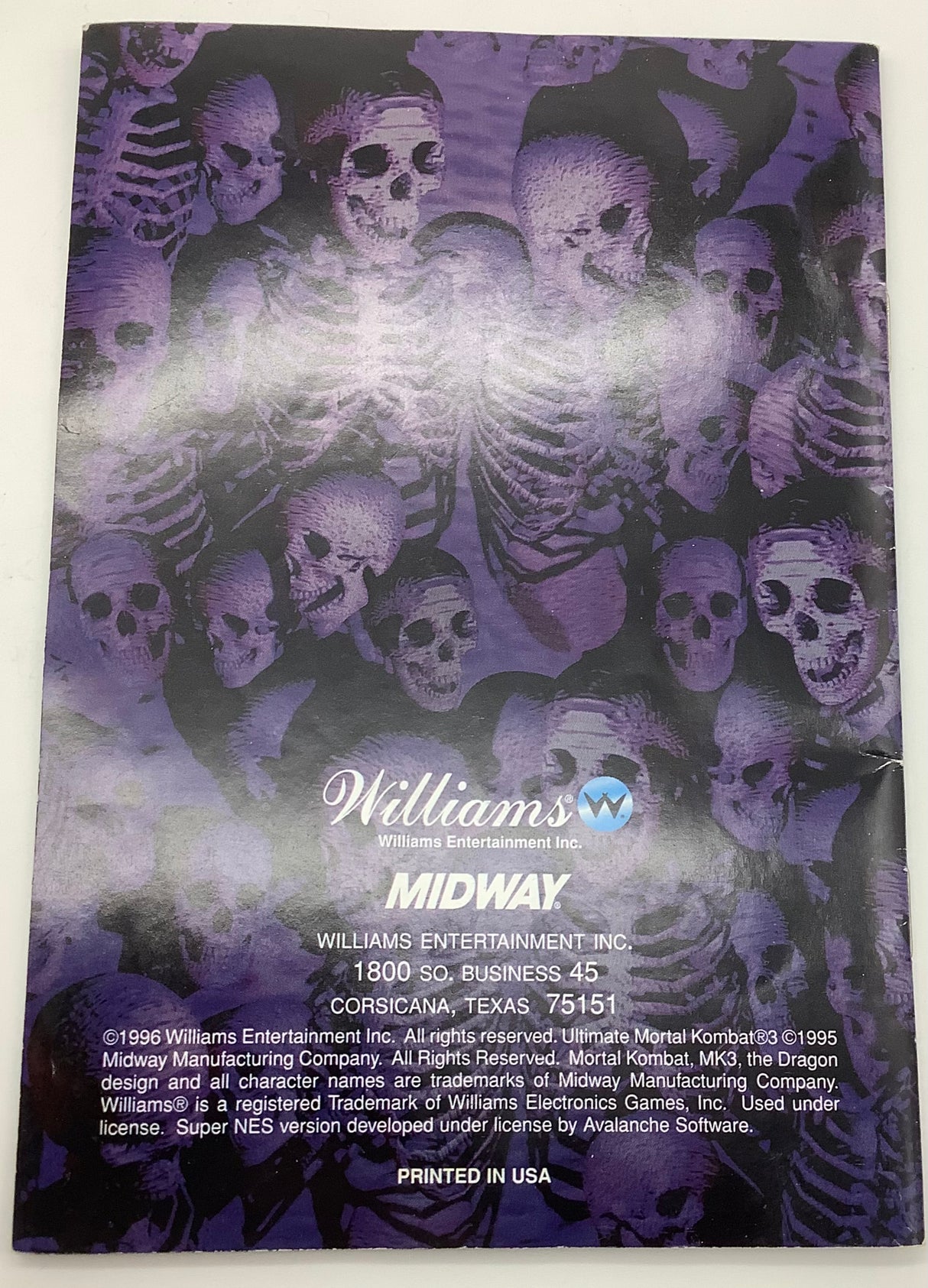 Ultimate Mortal Kombat 3 Super Nintendo USED