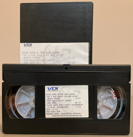 Nick Cave & The Bad Seeds 2001 Promotional Tape VHS