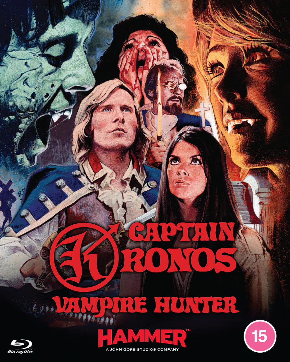 Captain Kronos: Vampire Hunter (Blu-ray, Region Free)