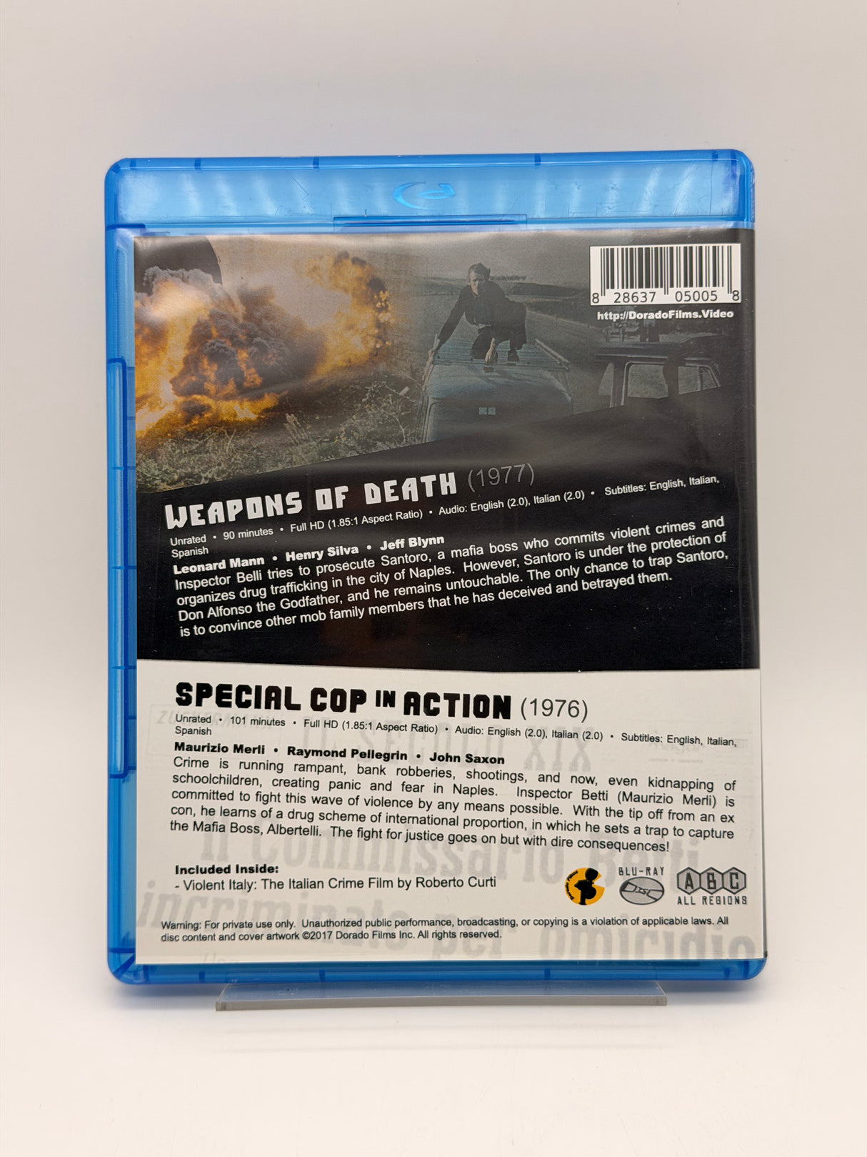 Explosive Eurocrime Vol.1 Special Cop in Action / Weapons of Death USED