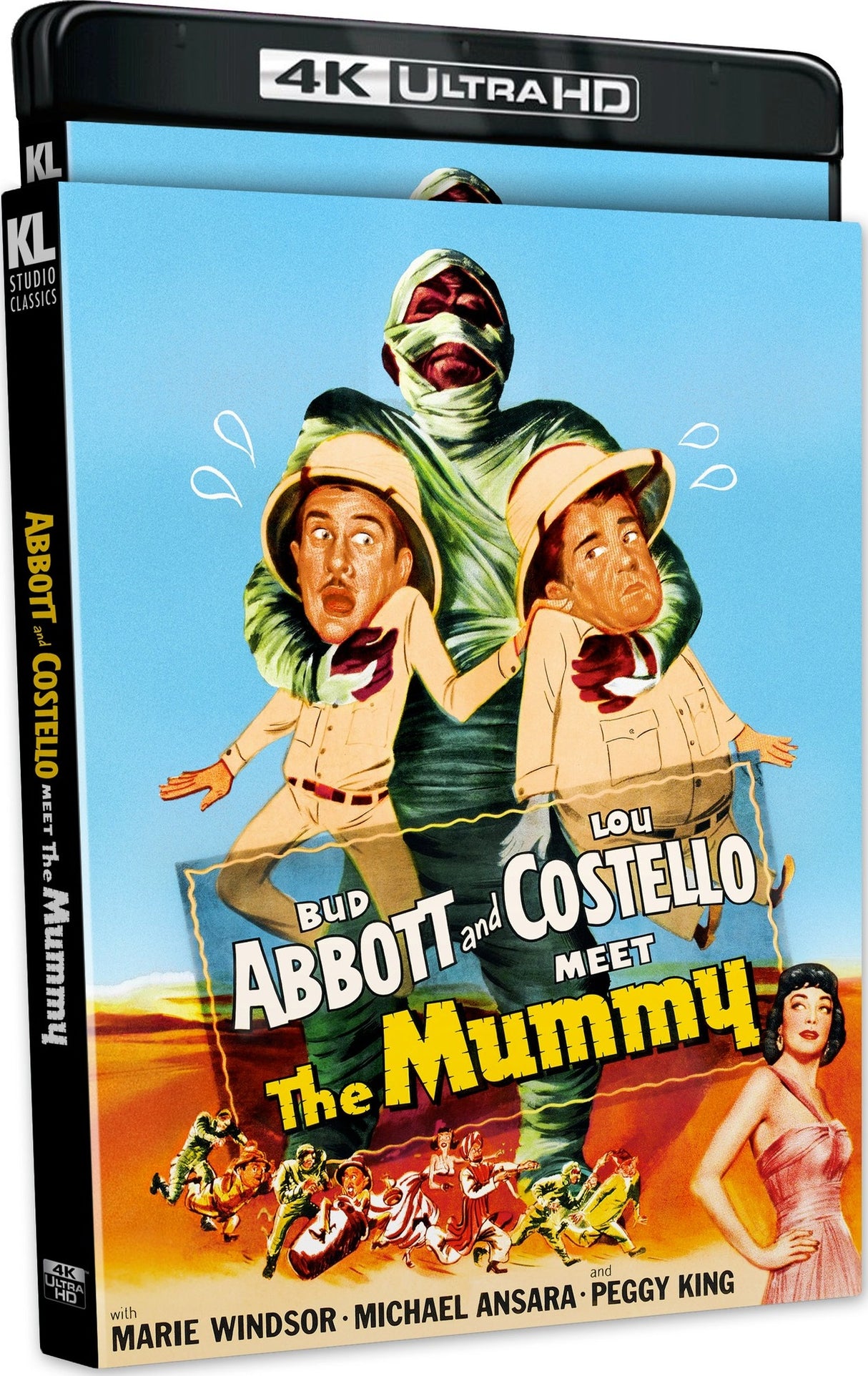 Abbott and Costello Meet The Mummy (4K UHD) w/SLIP